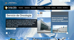 Desktop Screenshot of oncologiapuertadehierro.com