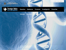 Tablet Screenshot of oncologiapuertadehierro.com